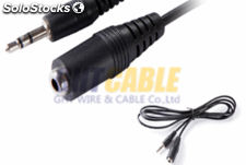 Cable audio jack 3.5 macho - hembra