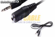 Cable audio jack 3.5 macho - hembra