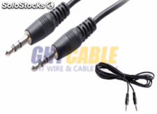 Cable audio jack 3.5 macho - macho