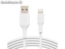 Cable belkin CAA001BT1MWH lightning a usb-a boost charge longitud 1 m color