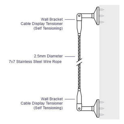 Cable Colgante para Luminaria Lineal de Alta Potenci Led Suspensión - Foto 5