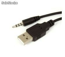 Cable de audio 3.5mm a usb