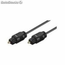Cable de audio digital optico toslink macho - toslink macho 2m