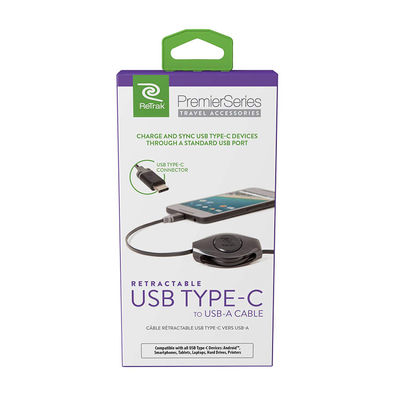 Cable de carga retracil USB-C - Foto 2