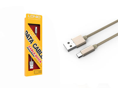 Câble de chargement chrome micro USB