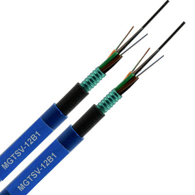 cable de fibra óptica subterráneo MGTSV blindado de 24 núcleos