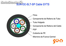Cable de Tubo Trenzado Holgado Blindaje Ligero (Cinta de Acero) SUN-OC-SLT-SP