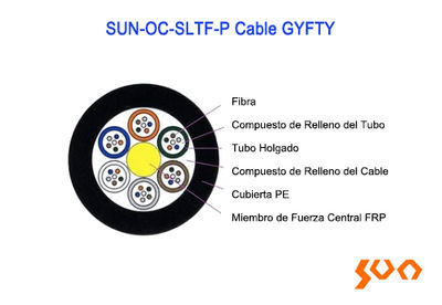 Cable de Tubo Trenzado Holgado Con Miembro de Fuerza No Metálico SUN-OC-SLTF-P
