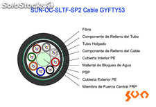 Cable de Tubo Trenzado Holgado Con Miembro de Fuerza No MetálicoSun-OC-SLTF-SP2