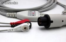 Cable ecg Directo Datascope con 3 y 5 latiguillos