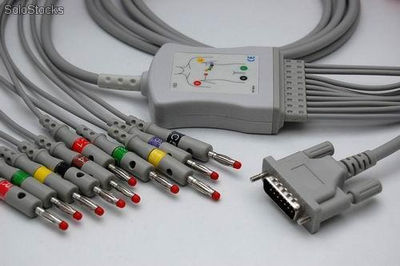 Cable ekg Schiller de 10 terminales - Foto 3