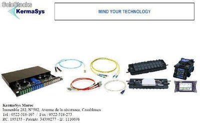 Câble Fibre Optique et accessoires