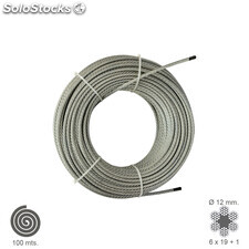Cable Galvanizado 12 mm. (Rollo 100 Metros) No Elevacion