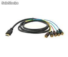 Cable hdmi a rca audio &amp; video 1.5m