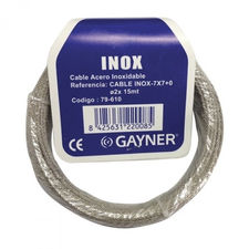 Cable inox-7x7+0 3x15 Cable inoxidable gayner 79-618
