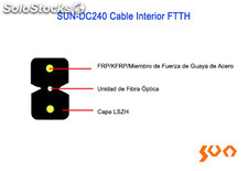 Cable Interior ftth Sun-DC240