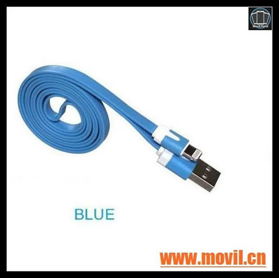 Cable ligero llevado luminoso de cargador usb para iphone 5 5s 6 6plus - Foto 3