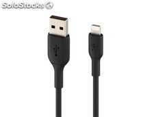 Cable lightning belkin CAA001BT2MBK a usb-a boost charge longitud 2 m color