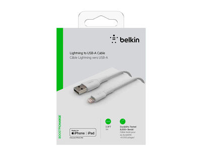 Cable lightning belkin caa001bt2mwh a usb-a boost charge longitud 2 m color - Foto 3