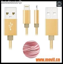 Cable micro de la iluminación del usb para iphone 5 5S SE 6 6S