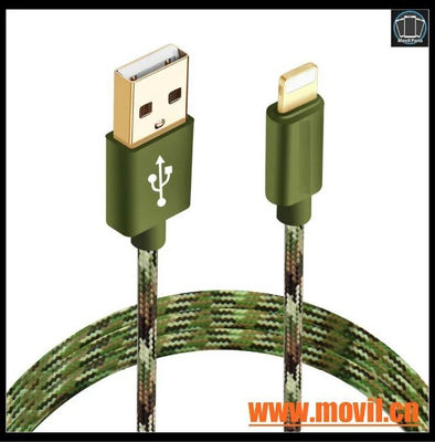 Cable micro USB 8 Pin 2 en 1 Sync Datos carga Cable USB para iPhone 5 6s