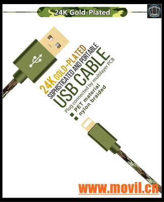 Cable micro USB 8 Pin 2 en 1 Sync Datos carga Cable USB para iPhone 5 6s - Foto 3