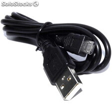 Cable MicroUSB a USB de 80 cm para smartphone o tablet | carga y datos | negro