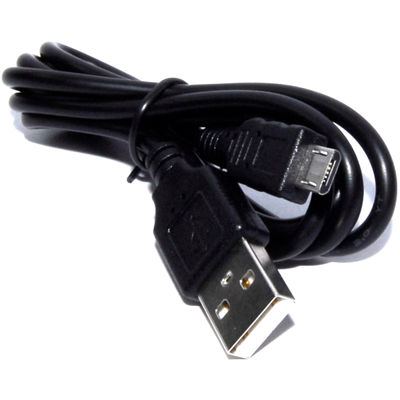 Cable MicroUSB a USB de 80 cm para smartphone o tablet | carga y datos | negro