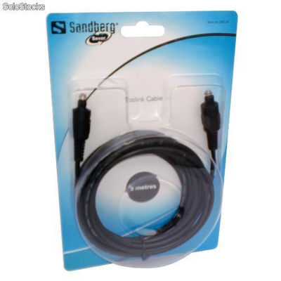 cable optique Sandberg.it Toslink m-m 5m saver - Photo 2