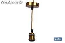 Cable para Lámpara Deco Oro