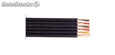 Cable paralelo 6 conductores blindados individualmente en forma de cinta, 15 mm