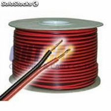 Cable paralelo, (rojo-negro) Sección: 2*0.5MM² CCA