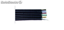 Cable profesional paralelo 6 conductores blindados individualmente en forma de