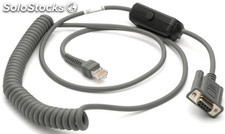 cable rs232 2.8m spiralé ncr 7448