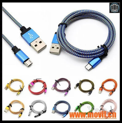 Cable USB 8 Pines 2 en 1 datos de Carga Cable USB para iPhone 5 5c 6 6s - Foto 5