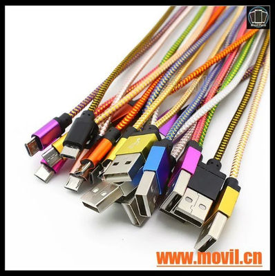 Cable USB 8 Pines 2 en 1 datos de Carga Cable USB para iPhone 5 5c 6 6s - Foto 3