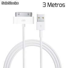 Cable usb - Dock (Iphone/iPad/Ipod) 3metros