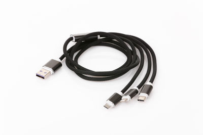 Câble USB Lighting Micro USB et Type-C 120 cm 5 Couleurs