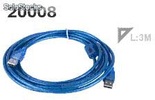 Cable USB M/M 3M QooPro