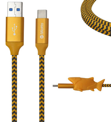 Câble USB Type-C 1M Shark Protector Chargement rapide pour mobile - USB 3.0 - Photo 2