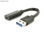 CableXpert 0,1 m - usb a - usb c - Schwarz a-USB3-amcf-01 - 2
