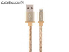 CableXpert 1,8 m - usb a - Lightning - Gold ccb-MUSB2B-amlm-6-g