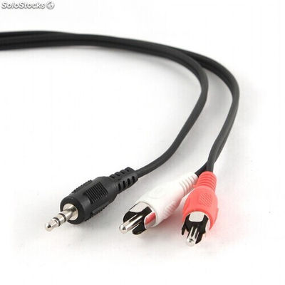CableXpert 3.5 mm stereo to RCA plug cable 2.5 m CCA-458-2.5M