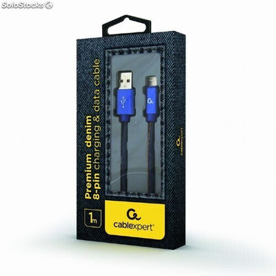CableXpert 8-Pin Kabel mit Metallanschlüssen 1,8m Black cc-USB2J-amlm-1M-bl