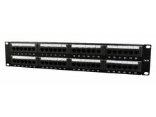 CableXpert Cat.5E 48 port patch panel with rear cable manag. NPP-C548CM-001