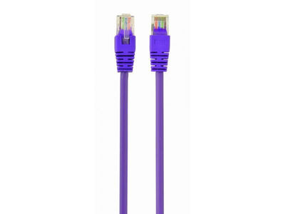 CableXpert CAT5e UTP Patchkabel cord purple 1 m PP12-1M/V