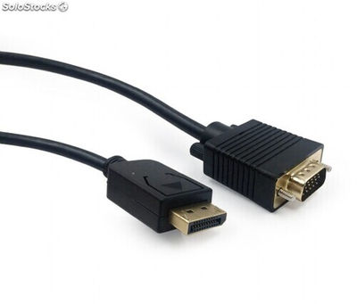CableXpert DisplayPort-vga Adapter Kabel 1,8m schwarz ccp-dpm-vgam-6