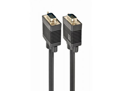 CableXpert Doppelt Geschirmtes vga-Kabel mit Ferrit 5m Black cc-ppvga-5M-b
