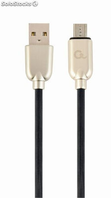 CableXpert Micro-usb charging cable 1 m Black cc-USB2R-AMmBM-1M