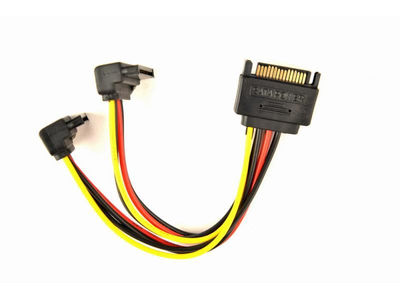 CableXpert sata Power Splitter Kabel 0,15 m cc-SATAM2F-02